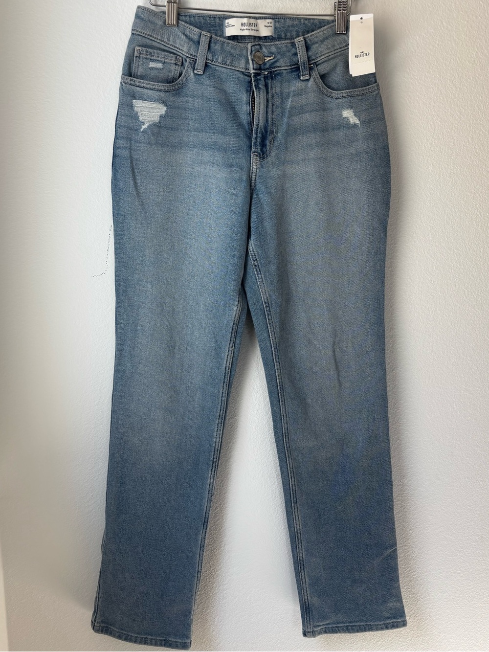 Hollister Light Blue Straight-Leg Women’s Jeans